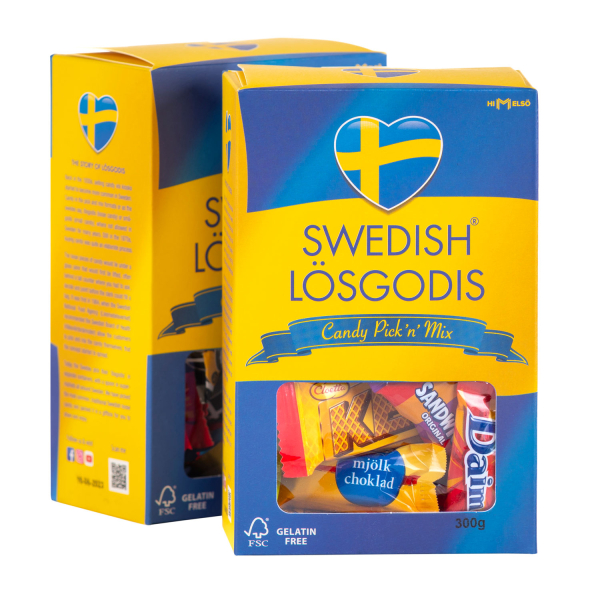Swedish Fika Lösgodis Box 10 x 300g 1